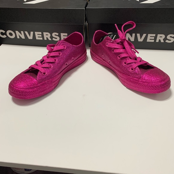 Converse Chuck Taylor All Star Lo Glitter Sneaker - Picture 11 of 12